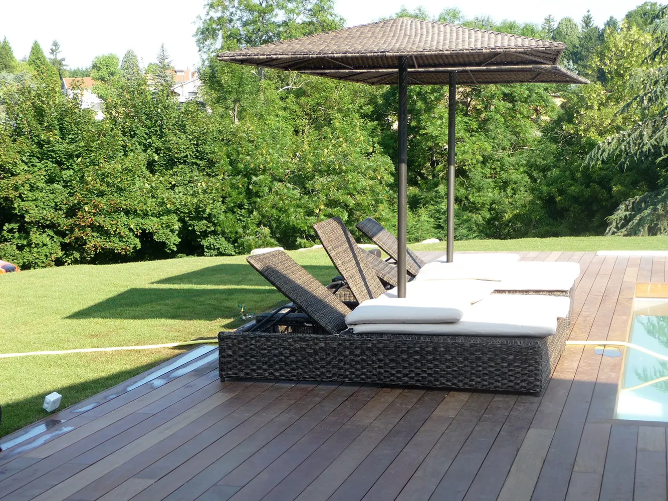 Parquet Terrasse Bois Piscine Ipe