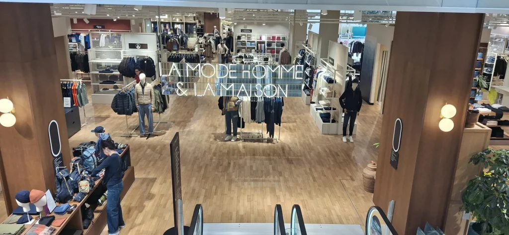 Parquet pose coupe perdue - Galeries Lafayette - 1