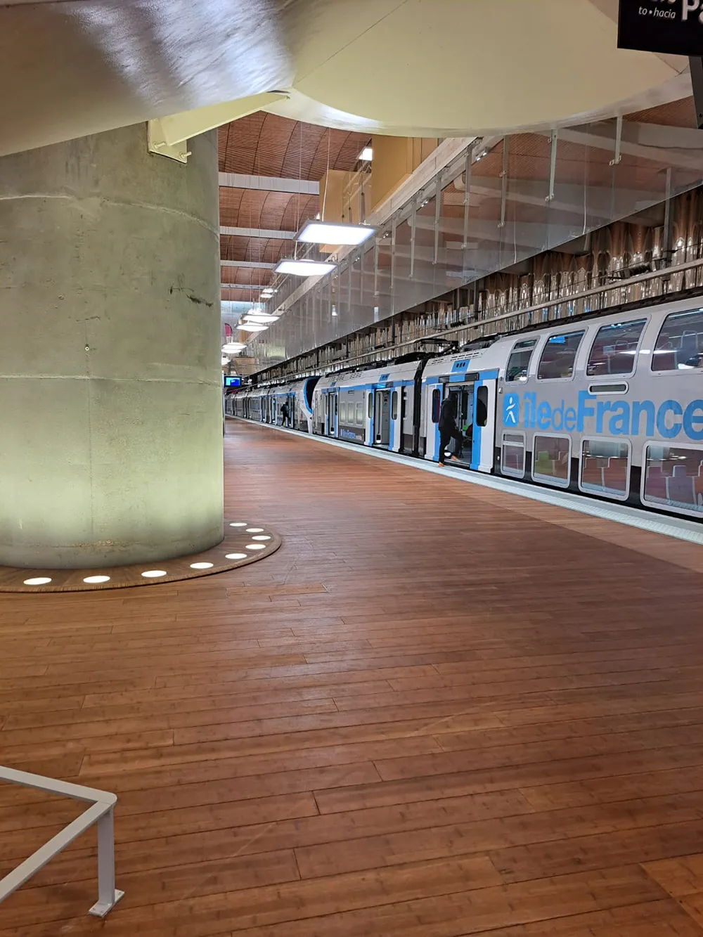 pose parquet gare sncf